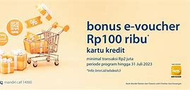 Welcome Bonus Kartu Kredit Mandiri Platinum